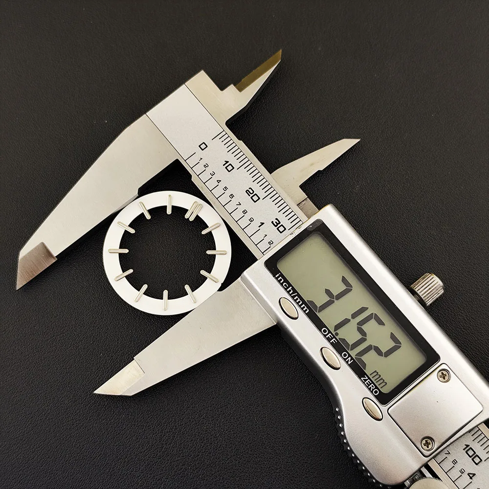 Hollow enamel watch dial 31mm dial no logo suitable for NH35/NH38/NH70/NH71/NH72 automatic movement case modification parts