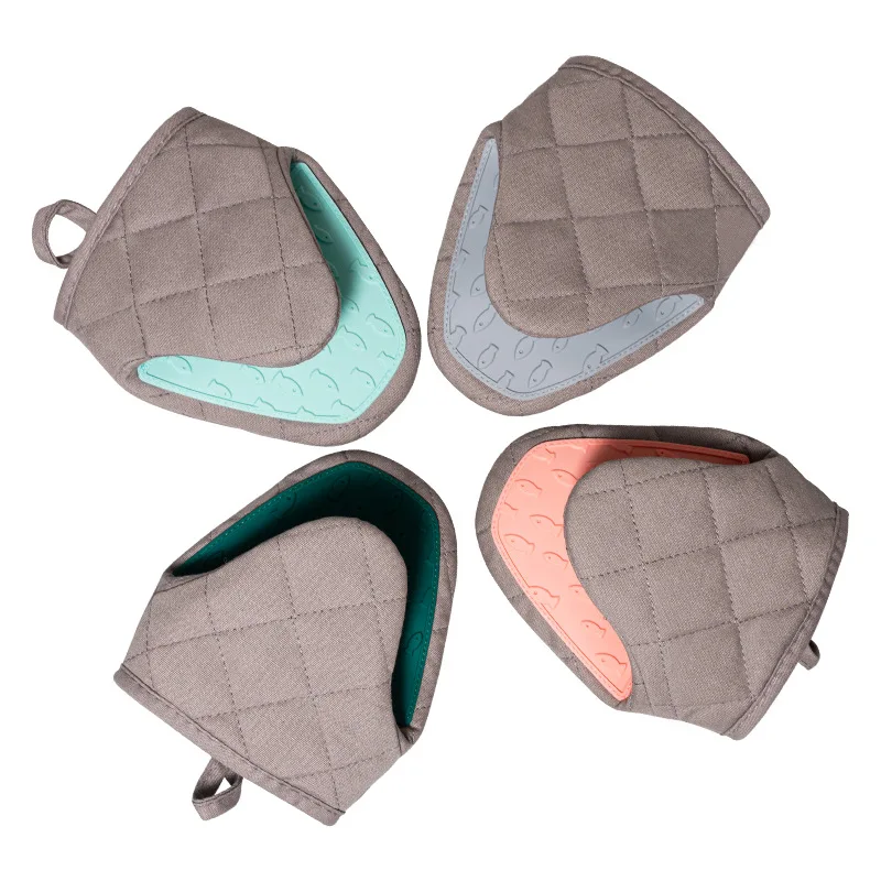 Fish Shaped Silicone Anti Scald Oven Gloves Kitchen Silicone Gloves Tray Dish Holder Oven Mitts Bakeware Multi-purpose Gloves
