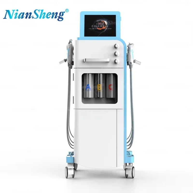 9 في 1 جهاز تجميل البشرة وتجديد شباب بشرة الوجه Hidrafacial بشكل عميق