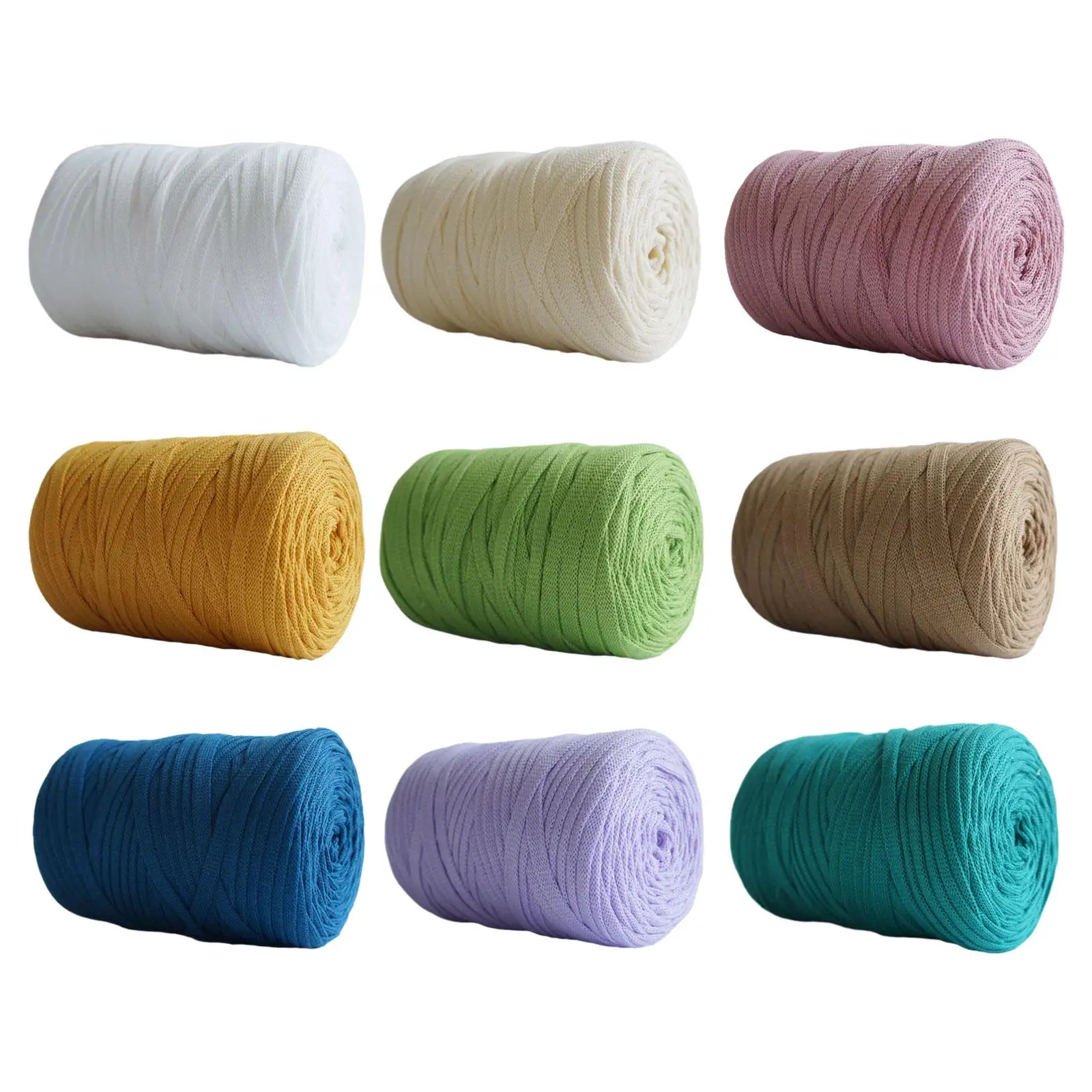 Knitting Yarn Bag Making Material Package Elastic T-shirt Yarn Chunky Yarn for Rugs Throw Blanket Baskets Bags Cushion