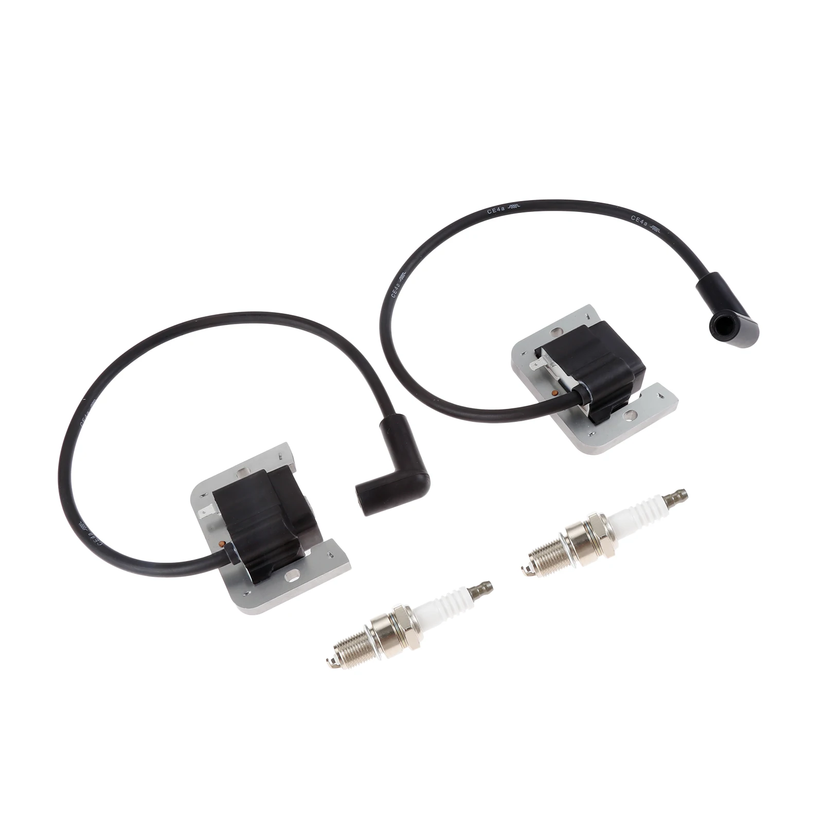 2pcs 24 584 45-S Ignition Coil & Spark Plug for Kohler CH18 CH20 CH22 CH23 CH25 CV18 CV19 CV20 CV22 CV23 CV25 MIA11292 Engines