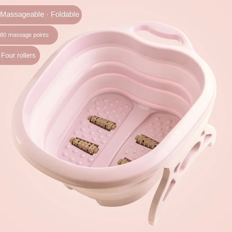 Folding foot soaking bucket foot washing basin Household foldable foot washing bucket