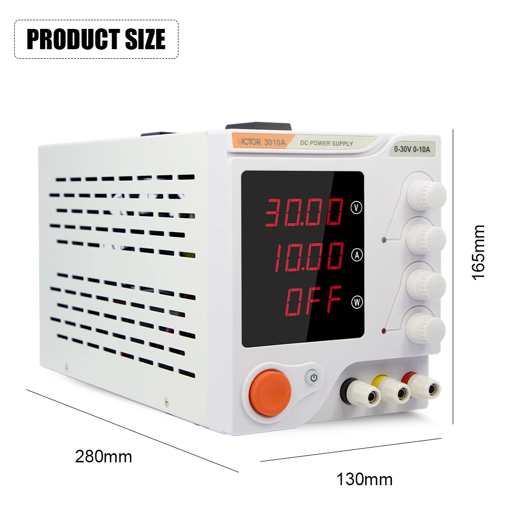 VICTOR 3003 Automatic High Stability Bench Voltage Regulators/stabilizers 0-30V 3A Adjustable Single Output