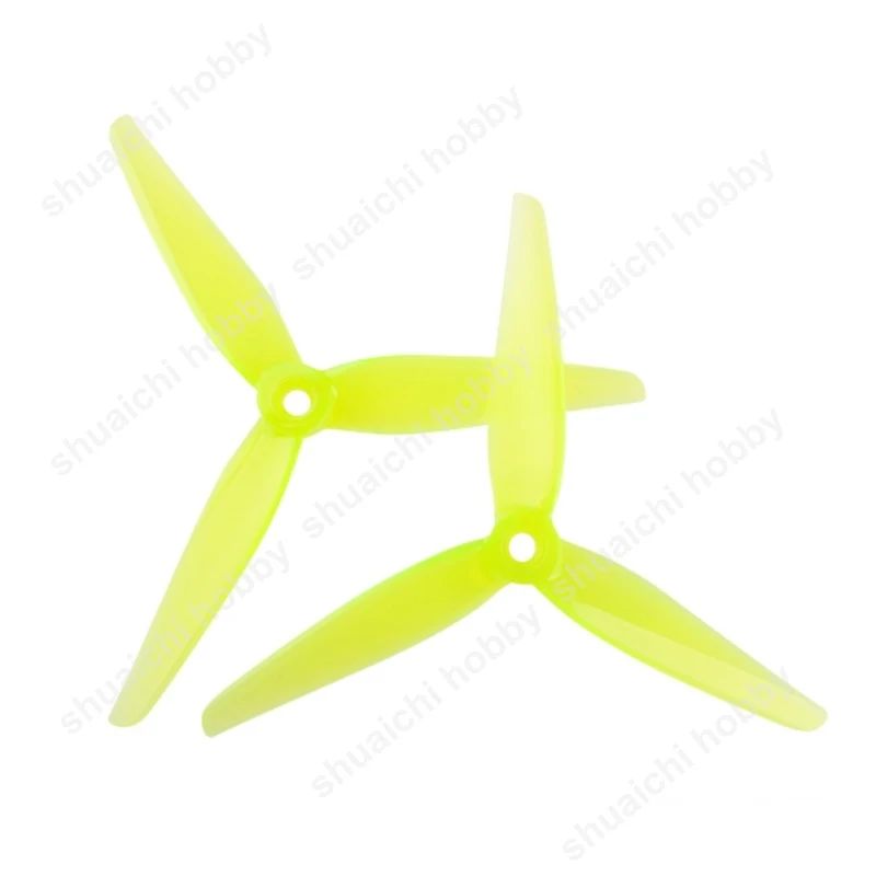 2Pairs HQ R35 Dia 5,1 Inch Pitch 3.5 "3-klinge 5mm Welle Requisiten Poly Carbonate CW CCW Propeller Durable Paddle für FPV RC Drone