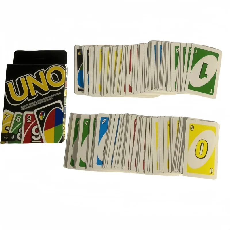 Mattel UNO kartu kasual permainan papan multiplayer permainan kartu asrama kasual pesta Uno Yono kartu puzzle permainan poker orang tua anak