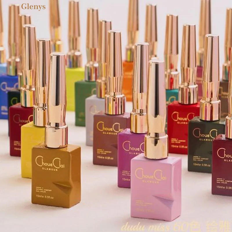 Glenys 96 kolorów lakier do paznokci żelowy popularny wśród influencerek na cały rok uniwersalny żel do namaczania karta kolorów UV LED zestaw lakierów do paznokci