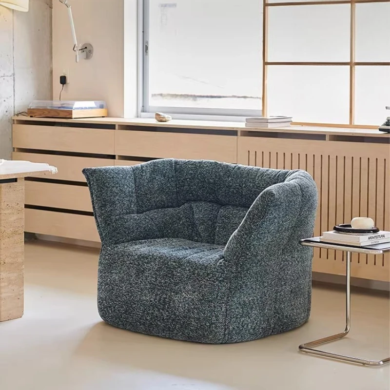 

Medieval leisure chair small apartment living room balcony single sofa chair