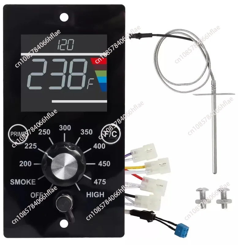 For WiFi & Bluetooth PID Temperature Controller for Wood Pellet Smoker BBQ Grill, Compatible with Traeger Grills
