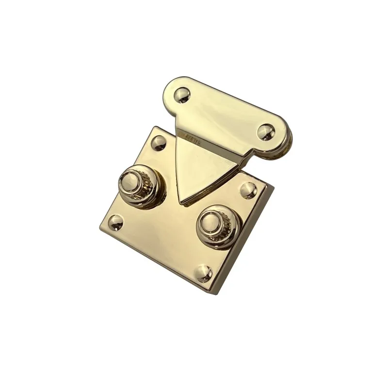 Metal Push Lock para Bolsas, Switch Locks for Purse, Hardware de bagagem, Closure Bag Parts, Zinc Alloy Acessórios