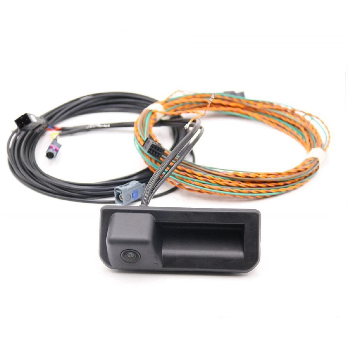 For NEW Audi Q5 FY 80A 8W8 827 566 E Rear View Camera Trunk Handle with Guidance Line Wiring harness 8W8827566E