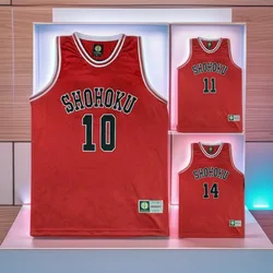 1-15 Anime Shohoku School Basketball Team Slam Dunk Jersey Cosplay Costume Sakuragi Hanamichi Rukawa Jersey Sports Wear Uniform