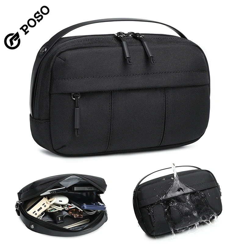 Travel Outdoor Electronics Organizer Bag Waterproof Digital Storage Bag for Cable Charger Earphone Power Bank