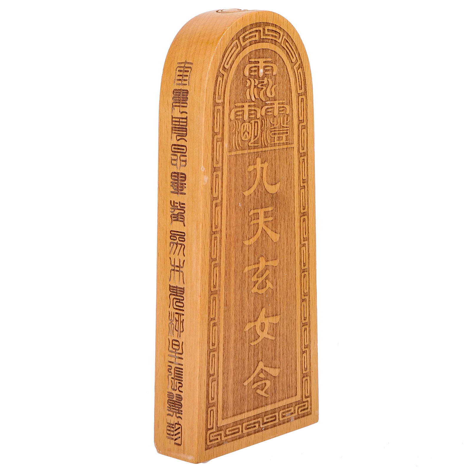 Daoist رمز النحت خشبي منحوت ديكور للمنزل مكتب سطح المكتب حديقة شرفة داخلي في الهواء الطلق منضدية الديكور #5