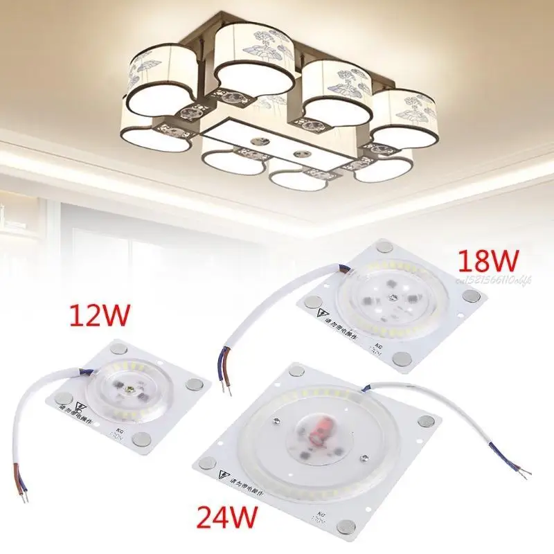 Светодиодный модуль платы платы Magnet Magnet Magnet 18W Замените источник света потолочной лампы