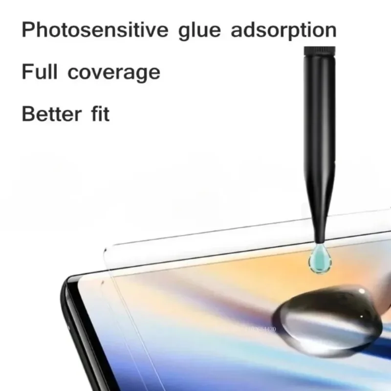 2 Peças de Vidro Temperado UV para Realme GT 8 7 Pro, Racin GT 6 T, GT Neo 6 SE, Protetor de Tela para Realme 15 Lite 14 12 11 10 Pro Plus