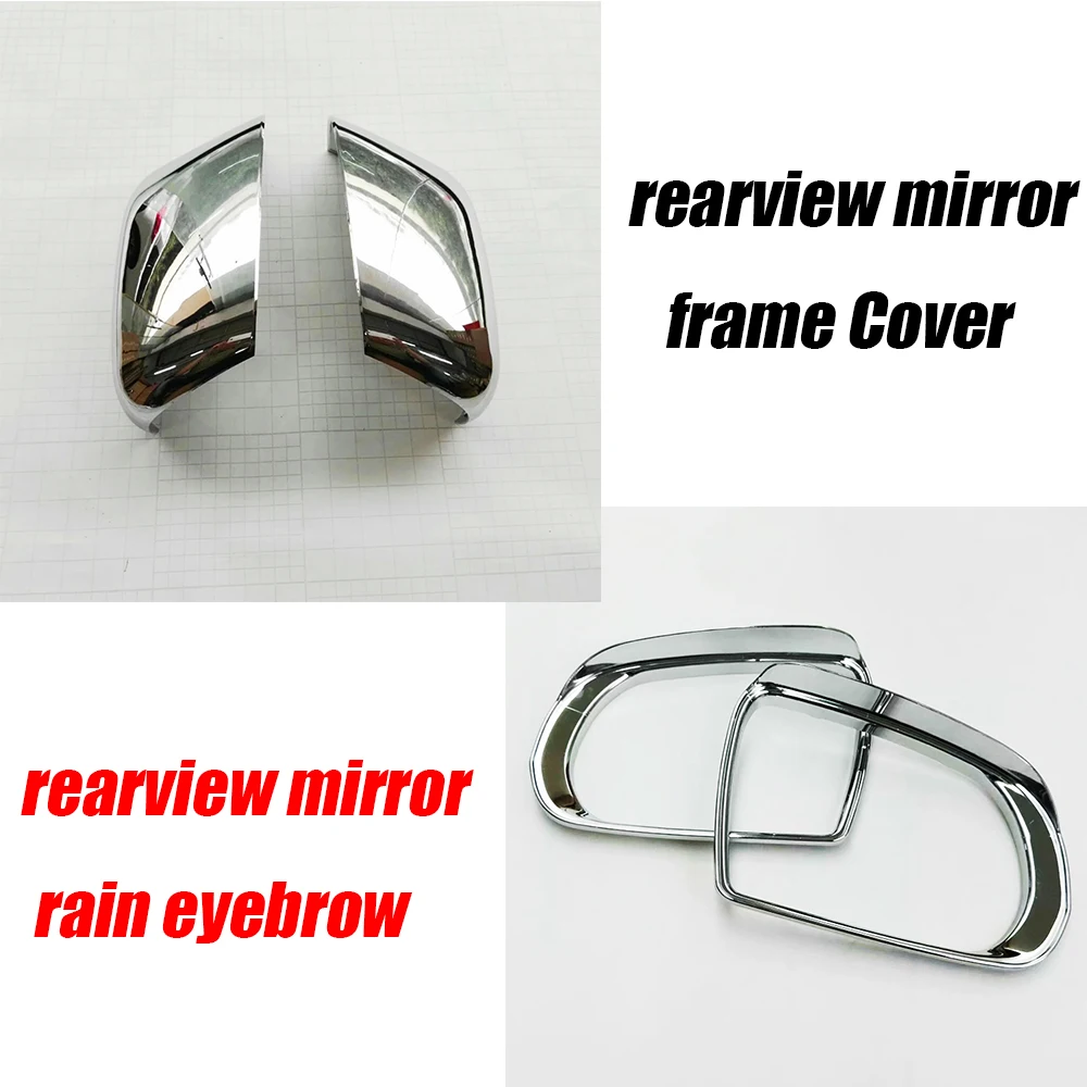 

FOR Jeep Cherokee KL 2014 2015 2016 2017 2018 Car rearview mirror frame Cover Trim ABS Chrome Accessories