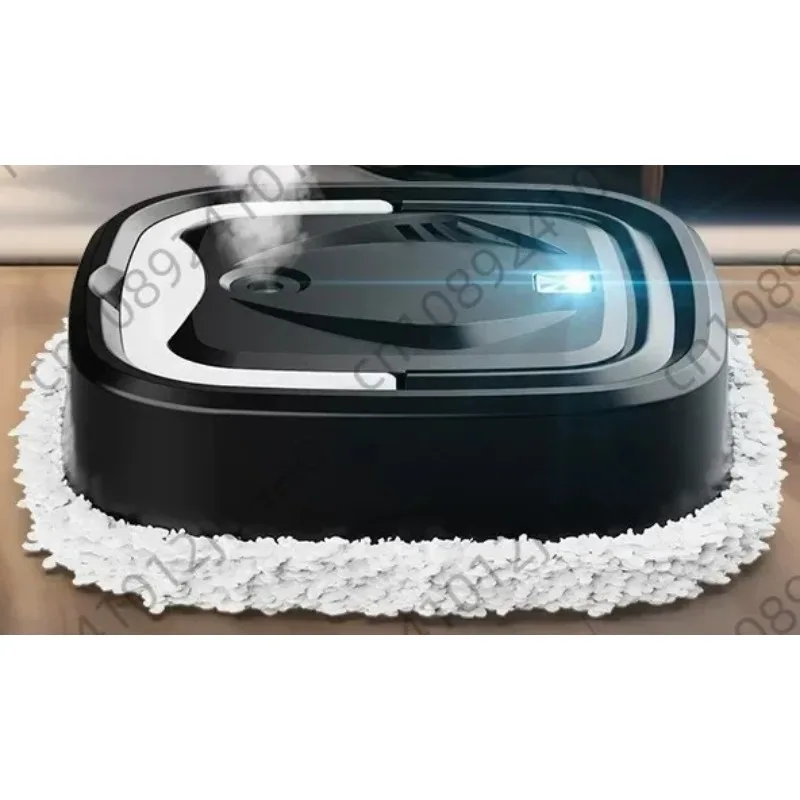 Smart Electric Floor Mop Robot Spray Mist Mopping Machine Rotary Strong Suction Humidification Spray Dry Wet Dual-Use Cleaning