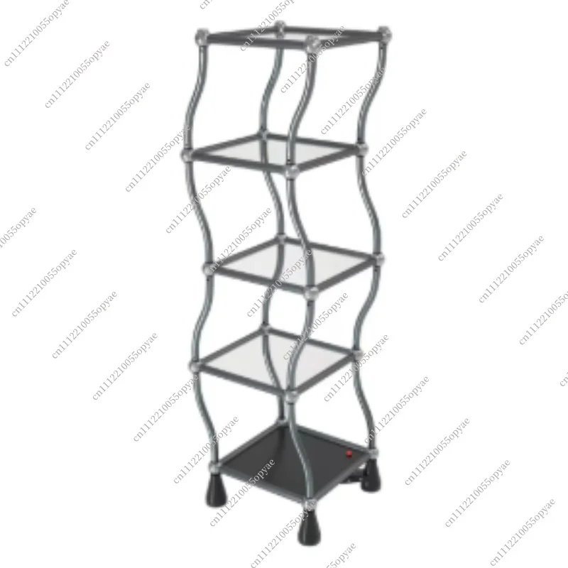 Retail Display Rack Clothing Store Handbag Scarf Display Stand Floor Standing Boutique Window Display Shelf