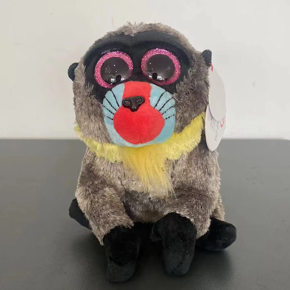 Ty Beanie Boos Wasabi The Baboon Plush Animal Plush Toy Doll Gift