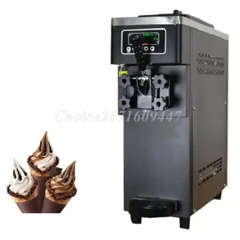 Macchina per la produzione di gelato Soft Serve di alta qualità macchina per gelato Soft a cono da tavolo macchina per gelato a testa singola 18-25l/H