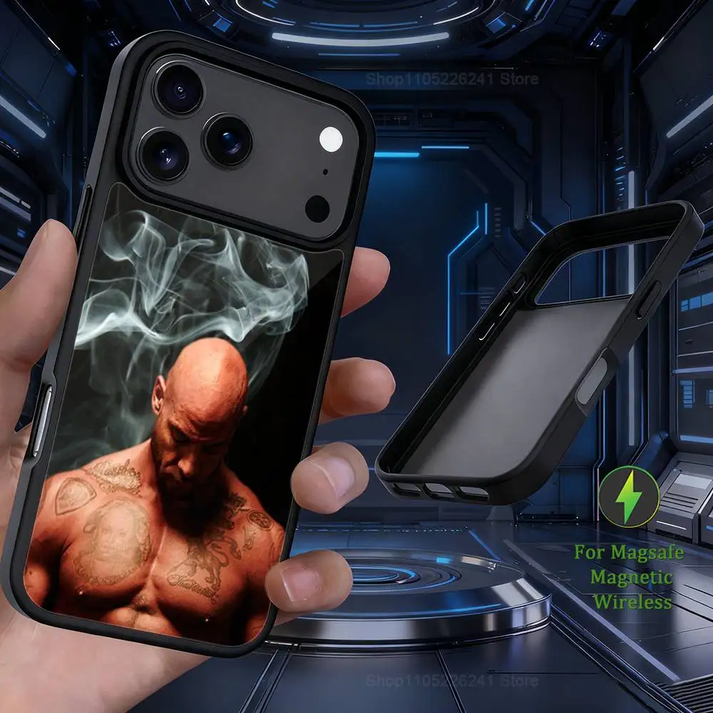 Rapper B-Booba Singer Phone Case For iPhone 13,12,11,16,15,17,14,Pro,Max,Plus,Mini, For Magsafe,Magnetic Wireless Charging