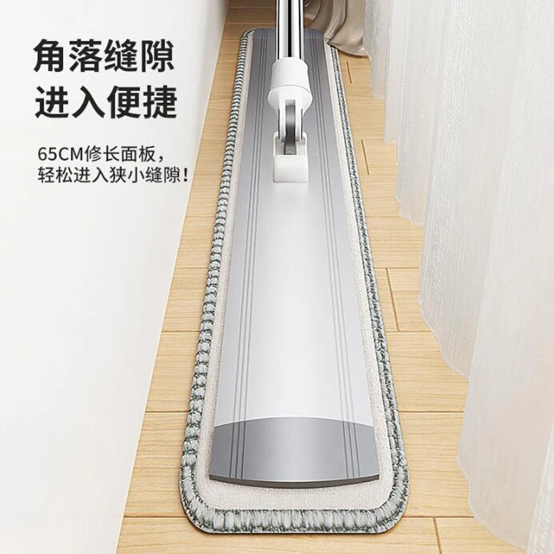 Flat Floor Mop Floor Cleaning Mop Replace Microfiber Mop Pads Cloth 360 Degree Handle Mop Wet Dry Usage on Hardwood Tile