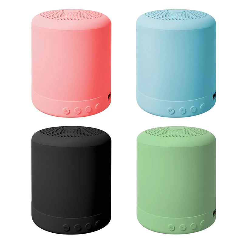 Macaron Small Wireless Speaker Hi-Res 300M Audio Extended Bass Treble Wireless HiFi Portable Speaker High Bass Speaker