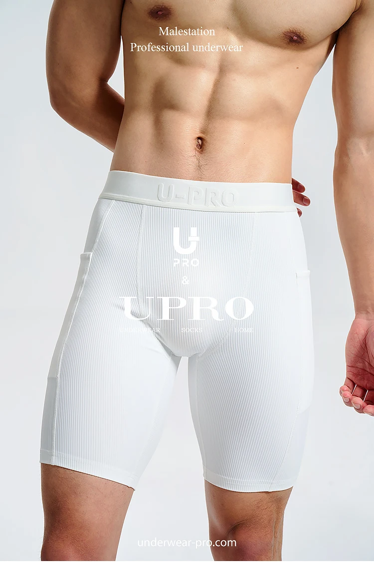 

Summer Men's White Running Shorts Outdoor Fitness Plus Size Sports Training Bottoms