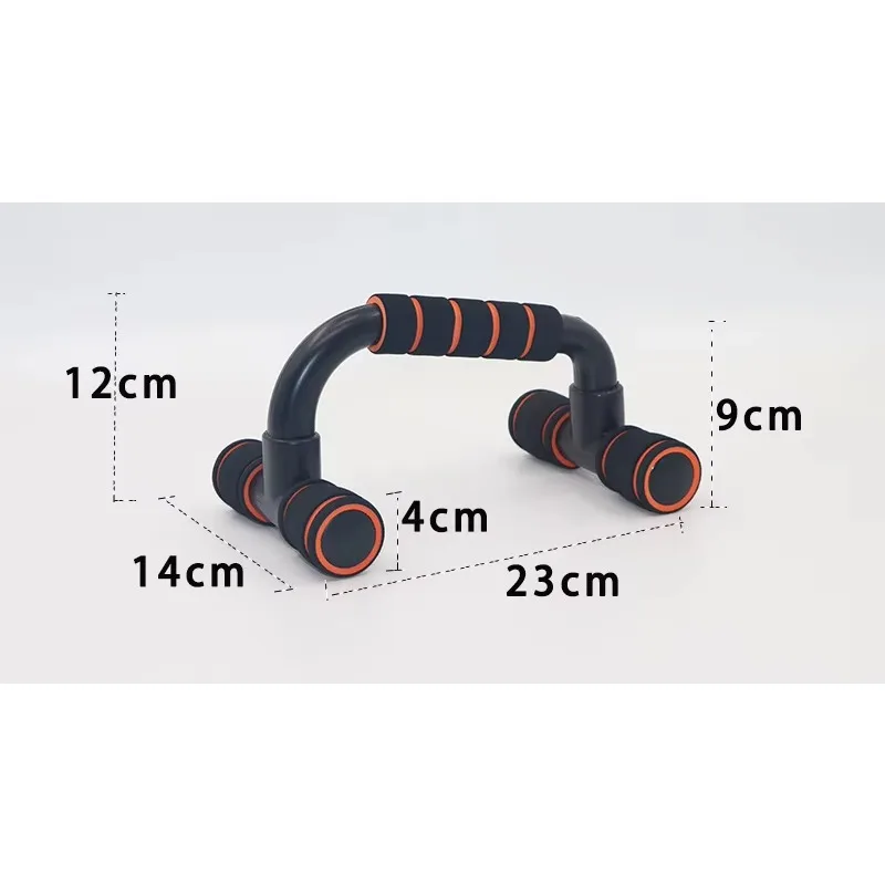 H-Shaped Non-Slip Push-Up Stand Padded Handles Upper Body Strength Training System Heavy-Duty H-Frame Dip Pull-Ups Gym Equipment