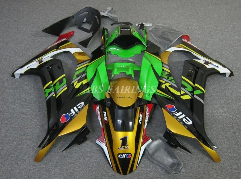 4Gifts New ABS Fairings Kit Fit For KAWASAKI ZX-10R ZX10R 2011 2012 2013 2014 2015 11 12 13 14 15 Bodywork Set Golden Green