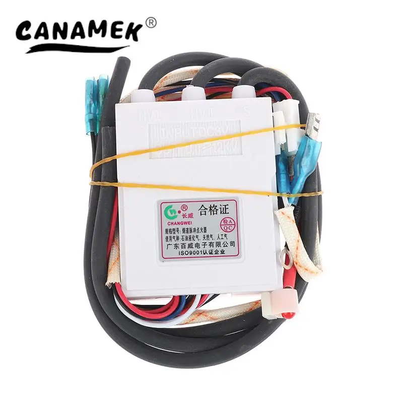 1Pc 3-line Temperature Control of Domestic Gas Water Heater Fittings with three-wire Pulse Point Igniter Gas Water Heater Parts