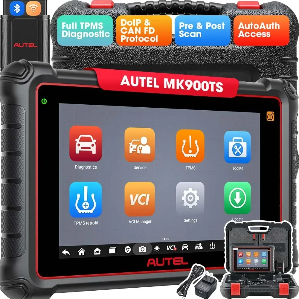 Autel maxicom mk900ts mk900-ts with powerful tpms full system Bi-directional Control Automotive diagnostic tools scanner for car