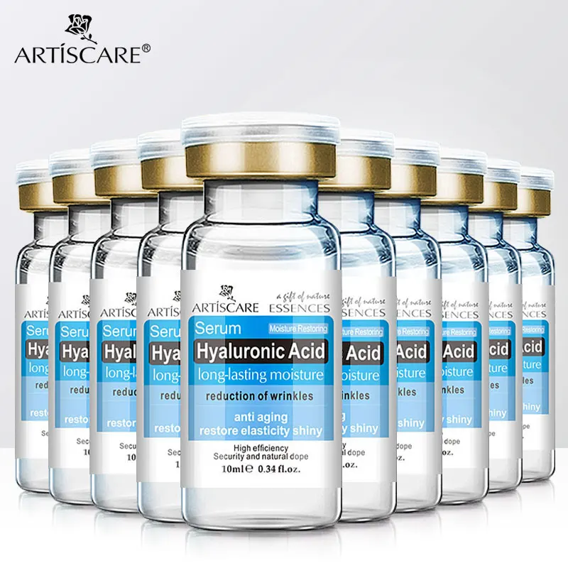 ARTISCARE suero de ácido hialurónico VC Essence crema facial hidratante acné envejecimiento y reparación de arrugas 10 Uds