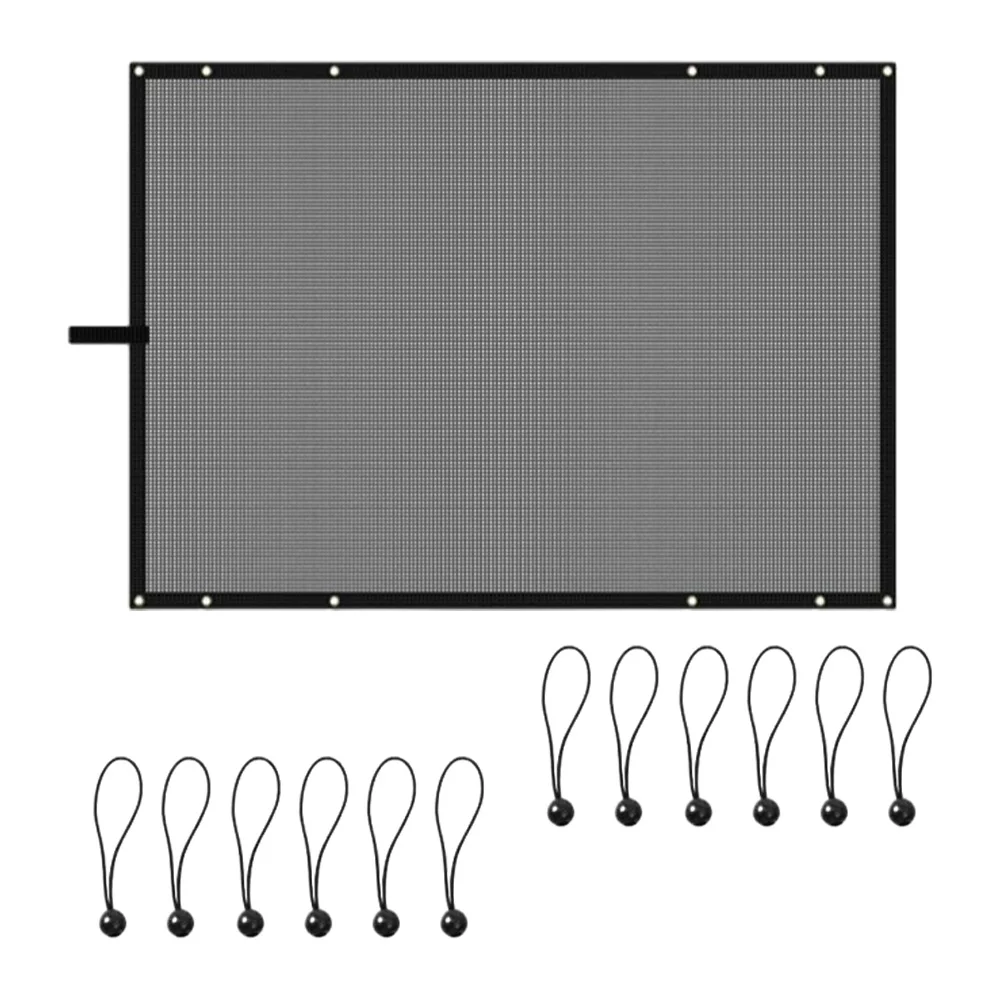 

Солнцезащитный козырек на крышу автомобиля для Jeep Wrangler TJ 1997 1998 1999 2000 2001-2006, защита от насекомых и солнца 63,4*44,5 дюйма