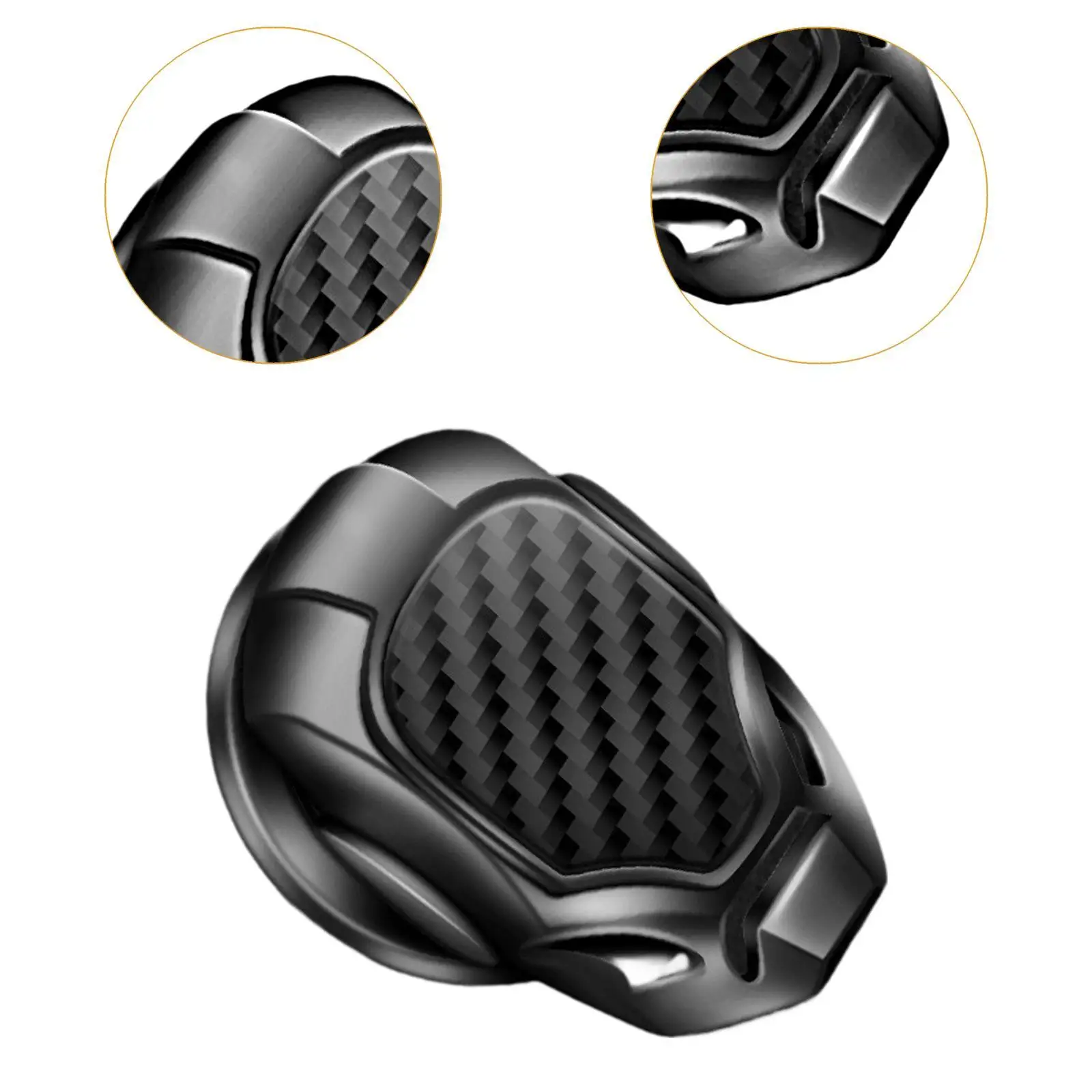 Generic Car Push Start Button Cover Automotive Accessory Spare Parts Easy to Install Practical Automobile Parts Car Decoration