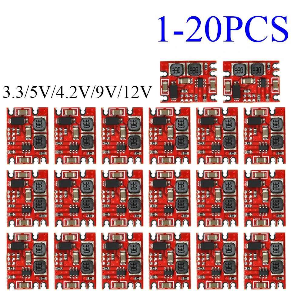 1-20PCSS09DC-DCAutomaticBuckBoostPowerModuleStepUpDownBoardDCDCInput3-15VOutput3.3V/5VElectronicDIYPCB-AliExpress502