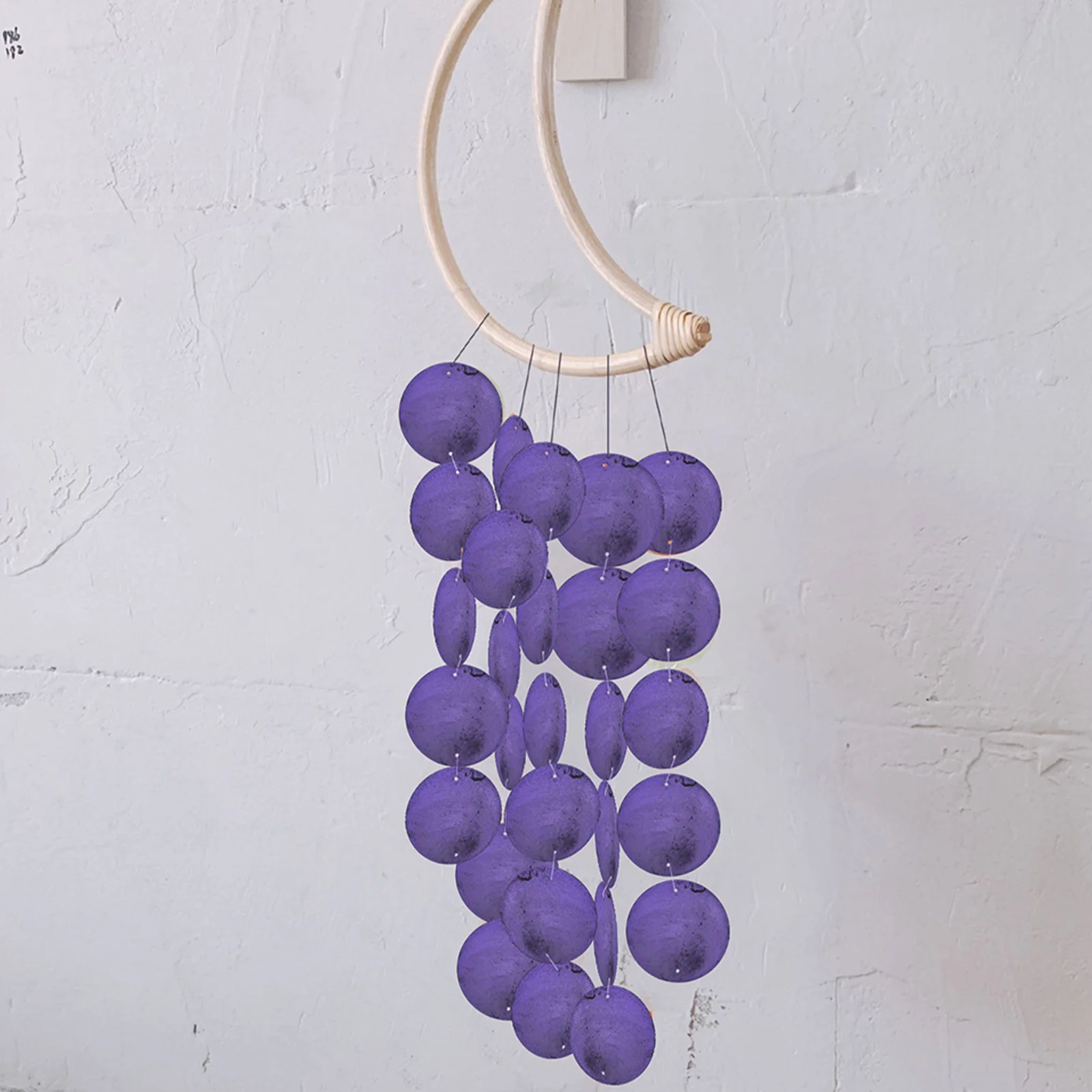 

50Pcs Natural Flat Shell Beads Double Hole Round Seashell Charms for Jewelry Crafting Wind Chimes Decor Shell Slices