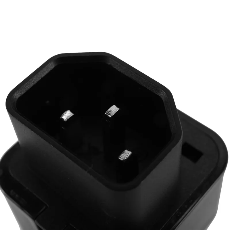 

AT29-5X IEC 320 C14 To Universal Female Power Adapter AC Power Plug Connector, Black