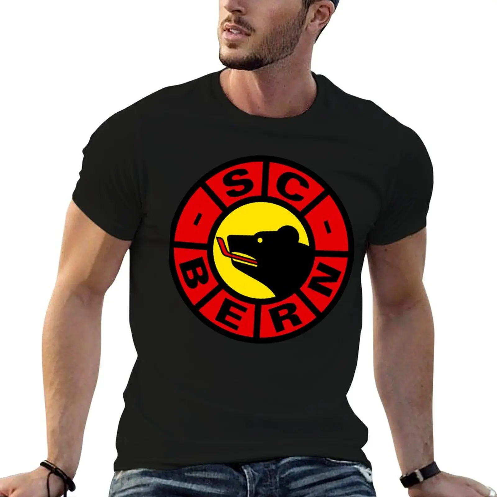 

SC Bern Swiss Ice Hockey Sports Fans T-Shirt cotton t shirt man anime t shirts for man T-Shirt