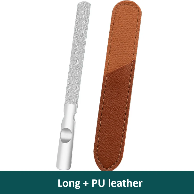 High-Quality Double Sided Nail Files Stainless Steel Manicure Pedicure Grooming For Professional Finger Toe Nail Care Tools