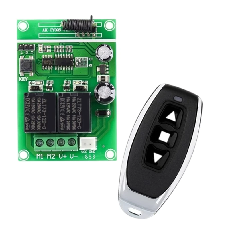 2025 New Wireless 433Mhz RF Remote Control Switches 12V Receiver Board for Gate Door