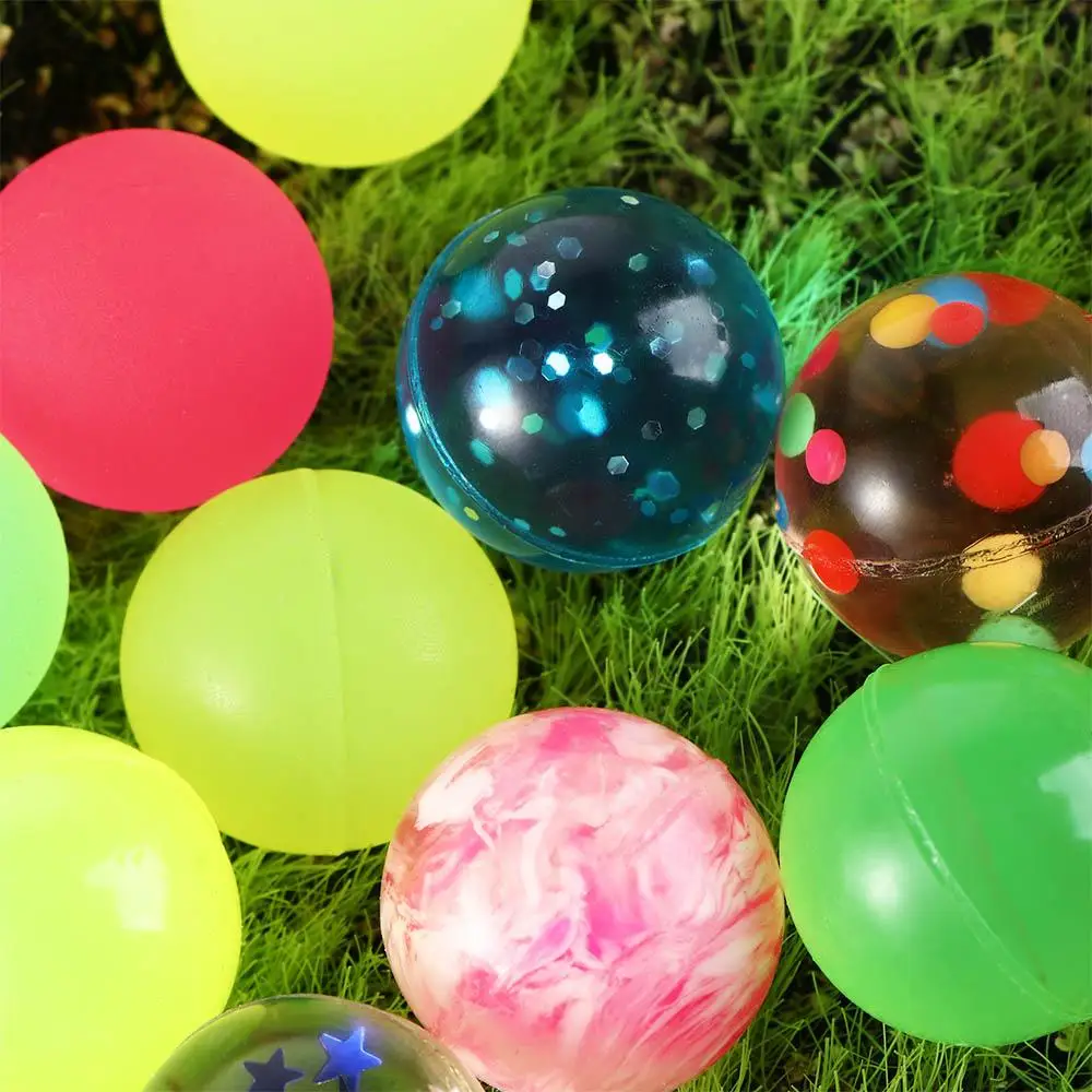 10PCS Farbige Wolke Hüpfbälle 25mm Starke Belastbarkeit Kinder Spielzeug Gummi Ball Geruchlos Sicher Sport Spiele Elastische Springen bälle