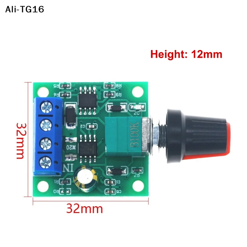 【MA8】1Pcs Adjustable Speed DC Motor Driver Home Improvement Durable DC 1.8V 3V 5V 6V 12V PWM Motor Speed Controller view 6
