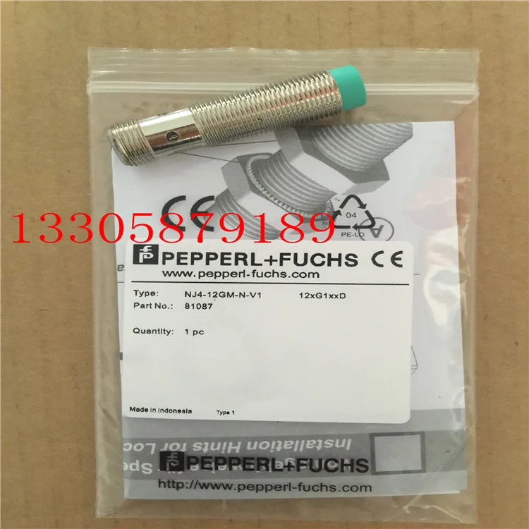 NJ4-12GM-N-V1 M12 P+F Proximity Switch Sensor  New High-Quality