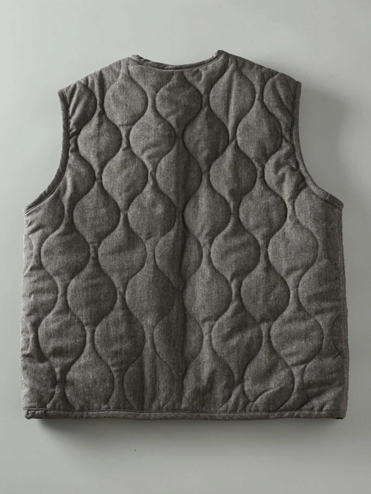 

Men's Faionable V-Ne Double-Sided Wear Warm Cotton Vest oulder Jaet Autumn Winter Thiened Casual Loose Fit Youth