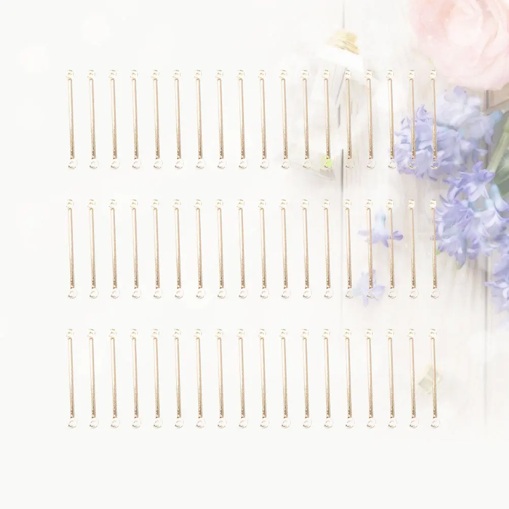 

200Pcs Eardrop Connection Rod Handmade Jewelry Parts Electroplated Iron 30mm Durable Lightweight Earring Accessories