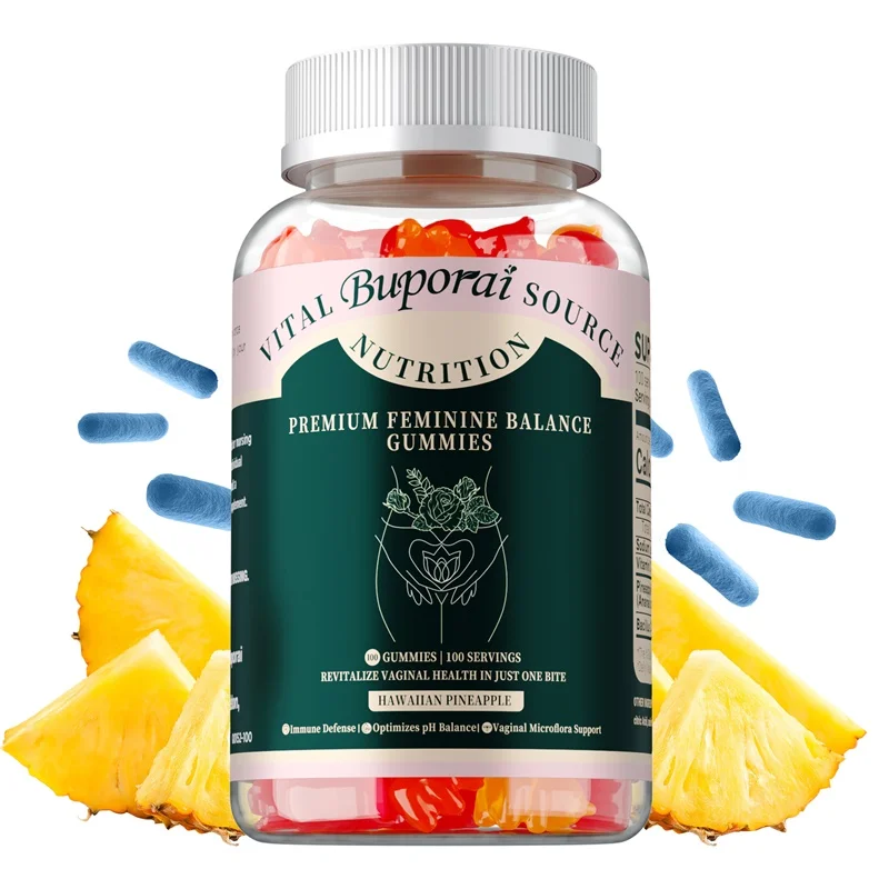 

Premium Feminine Balance Gummies - PH Level Vaginal Ph Balance Healthy Vaginal Flora &Yeast Balance Support Health Odor