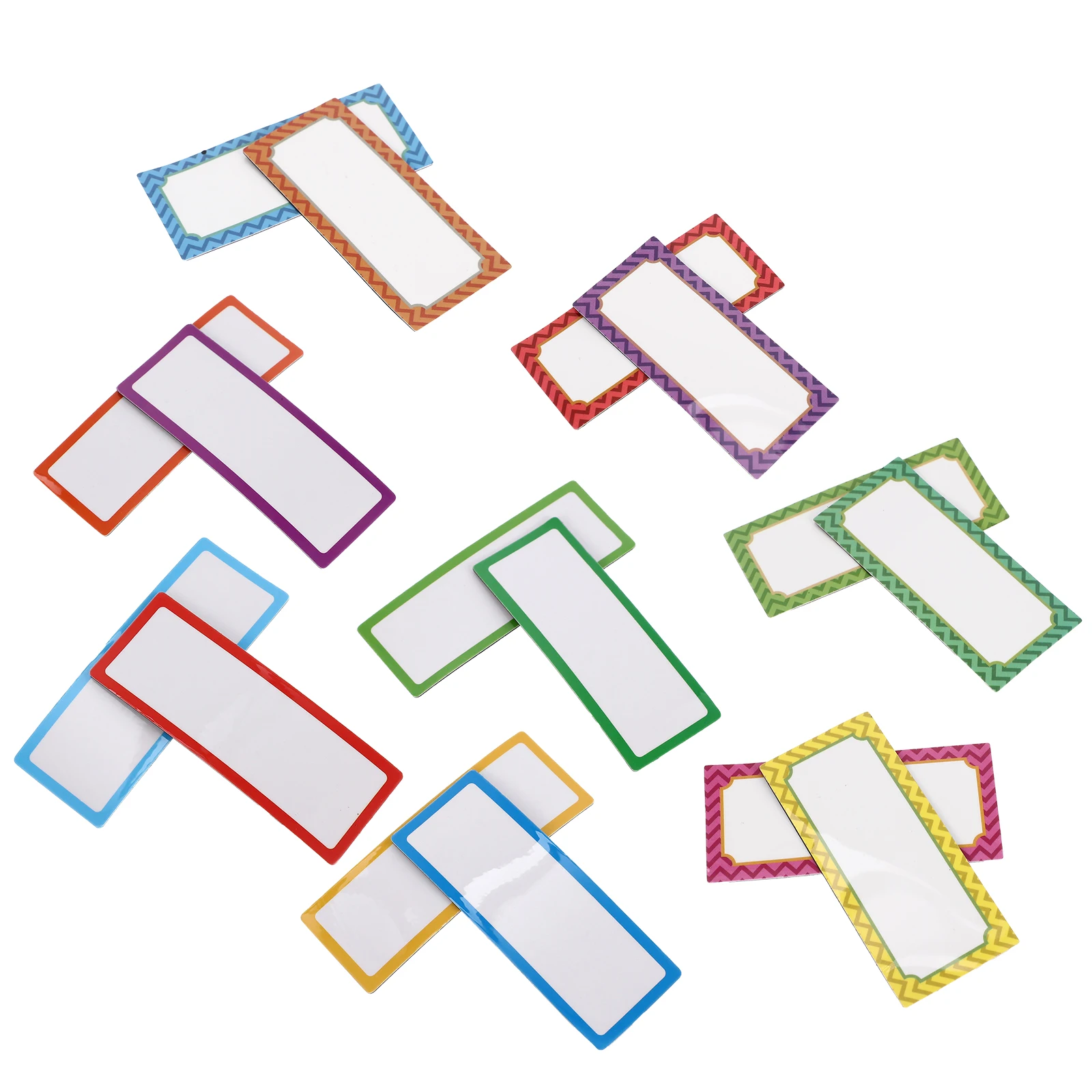 

16 Pcs Custom Stickers Name Tag Whiteboard Tags Magnetic Labels for Classroom Color