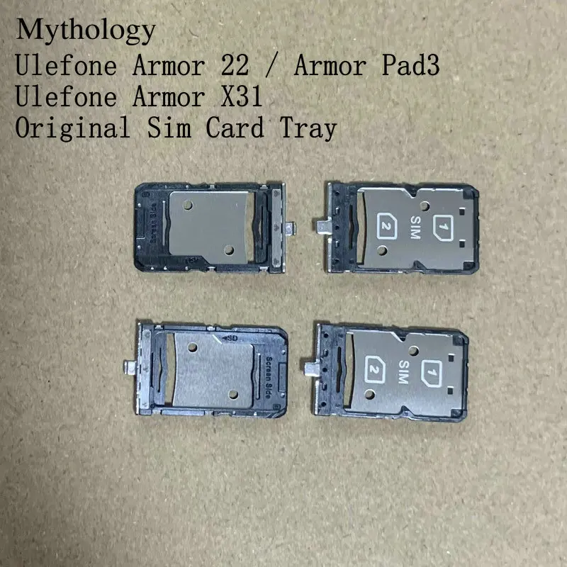For Ulefone Armor 22 Sim Card Tray Armor X31 Armor Pad 3 Original Card Slot Mbile Phone Accessories