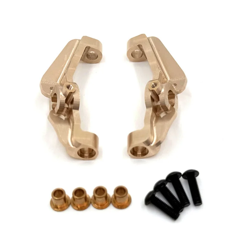 MACH-RC Car Upgrade Brass Front Axle C Seat Kit For MJX 1/12 H12Y H12Y+ RC Car  Parts